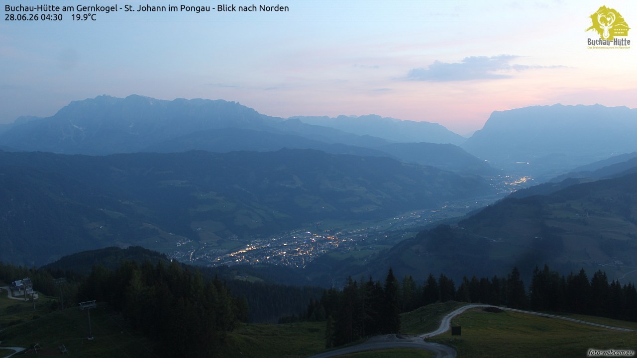 Archiv Foto Webcam Buchau-Hütte am Gernkogel - St. Johann