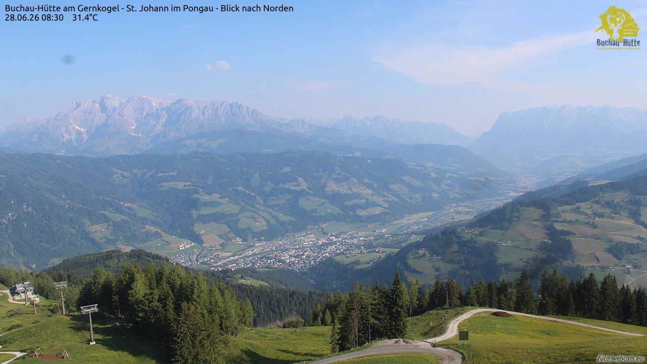 Archiv Foto Webcam Buchau-Hütte am Gernkogel - St. Johann