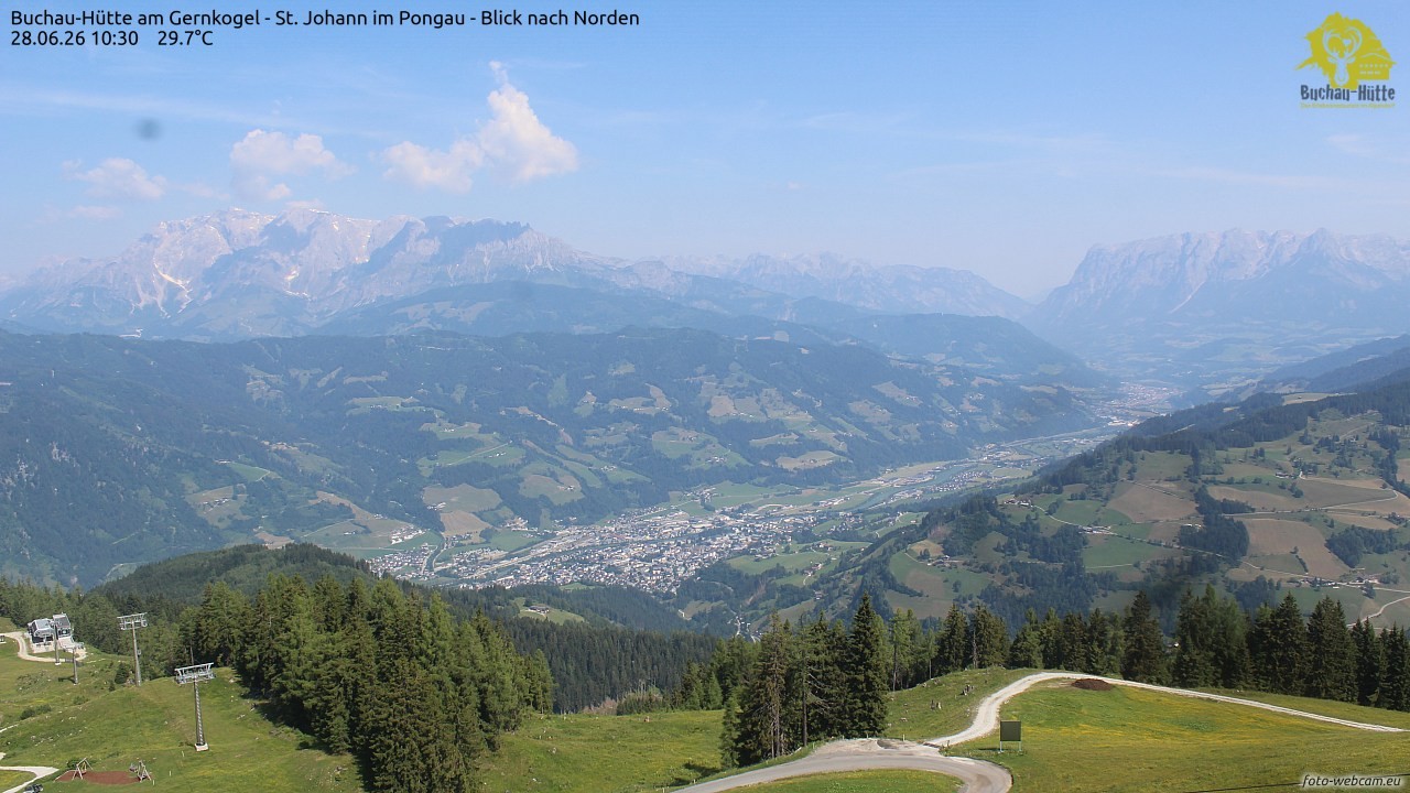 Archiv Foto Webcam Buchau-Hütte am Gernkogel - St. Johann