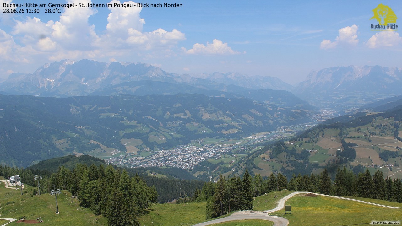 Archiv Foto Webcam Buchau-Hütte am Gernkogel - St. Johann