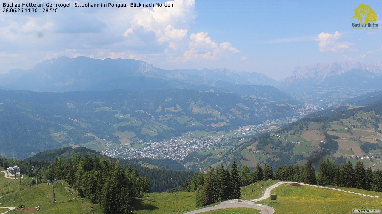 Archiv Foto Webcam Buchau-Hütte am Gernkogel - St. Johann