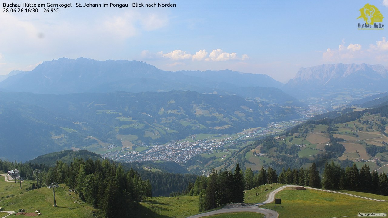 Archiv Foto Webcam Buchau-Hütte am Gernkogel - St. Johann