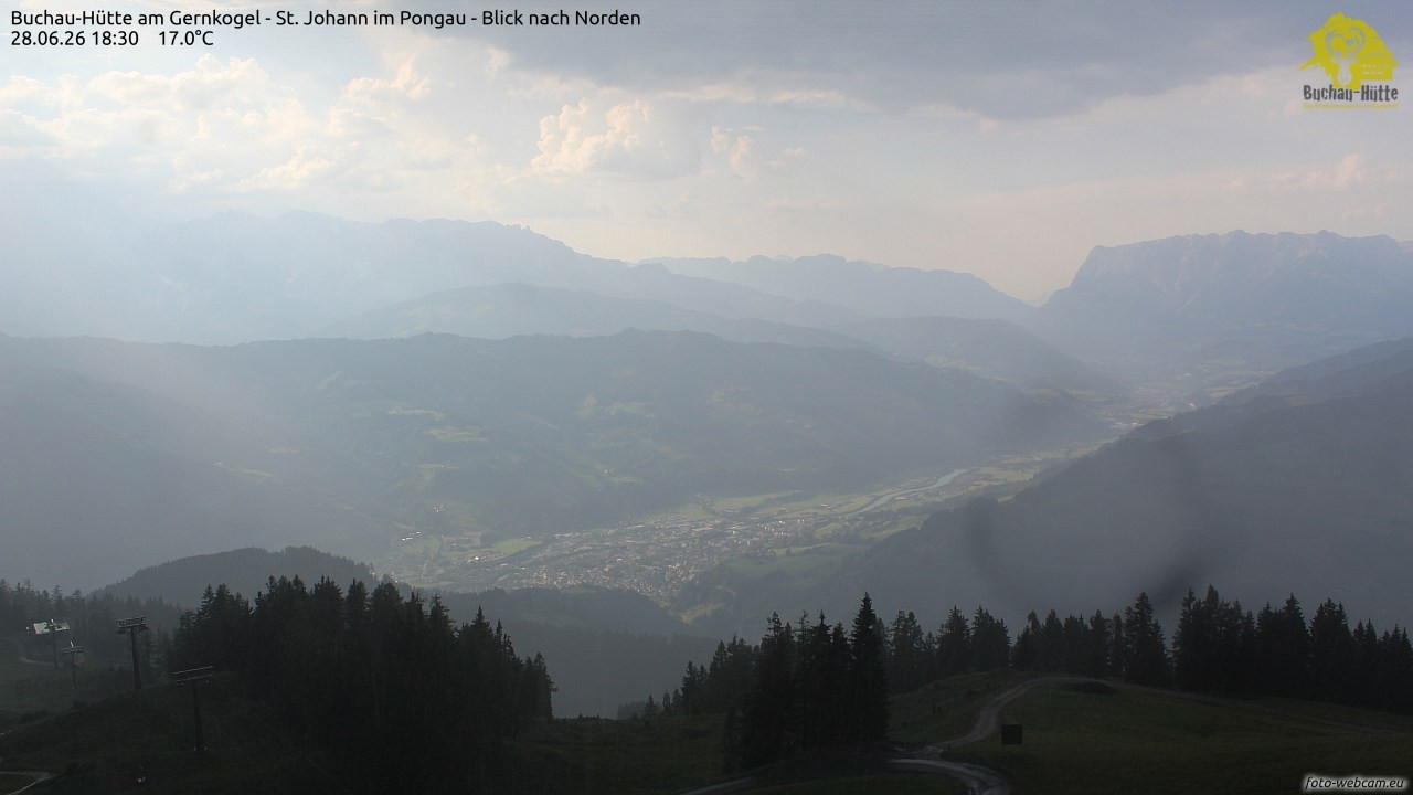 Archiv Foto Webcam Buchau-Hütte am Gernkogel - St. Johann
