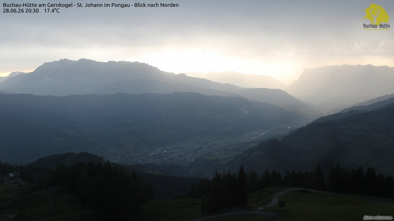 Archiv Foto Webcam Buchau-Hütte am Gernkogel - St. Johann