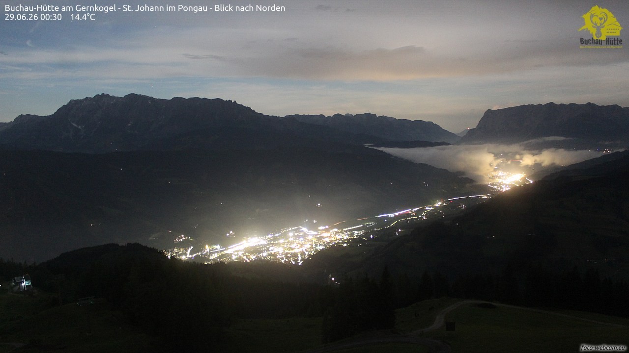 Archiv Foto Webcam Buchau-Hütte am Gernkogel - St. Johann
