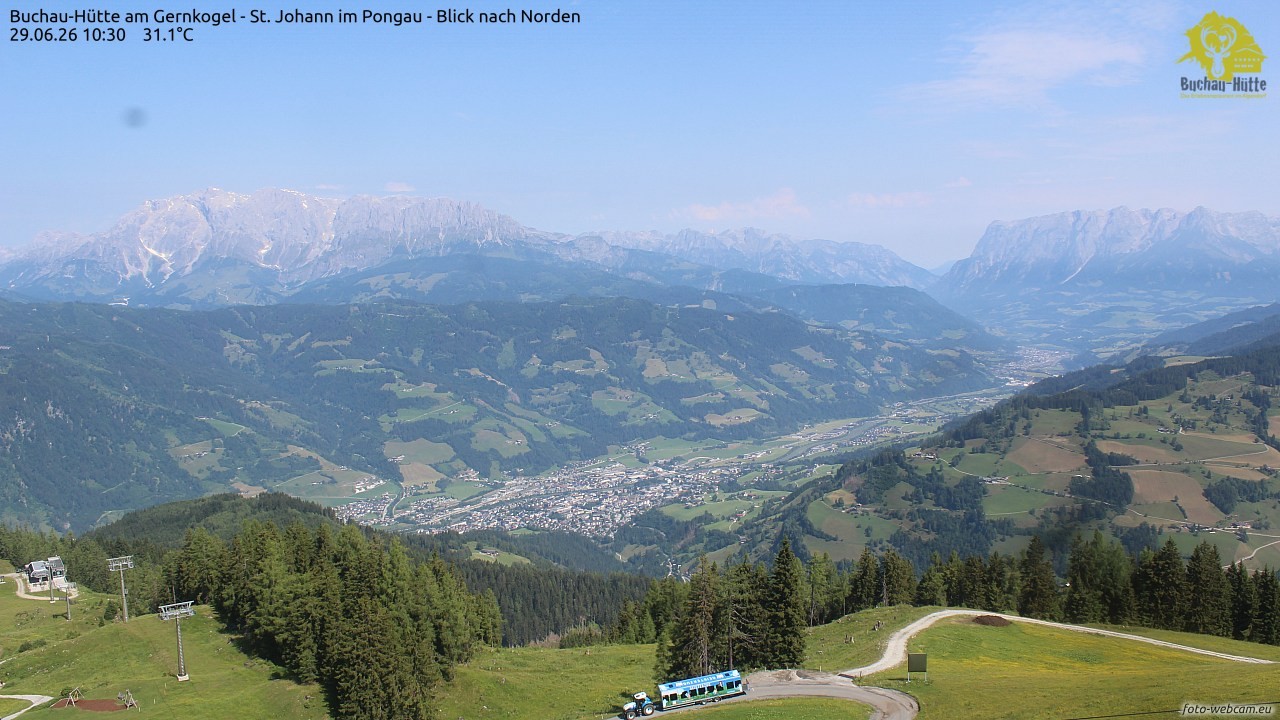 Archiv Foto Webcam Buchau-Hütte am Gernkogel - St. Johann