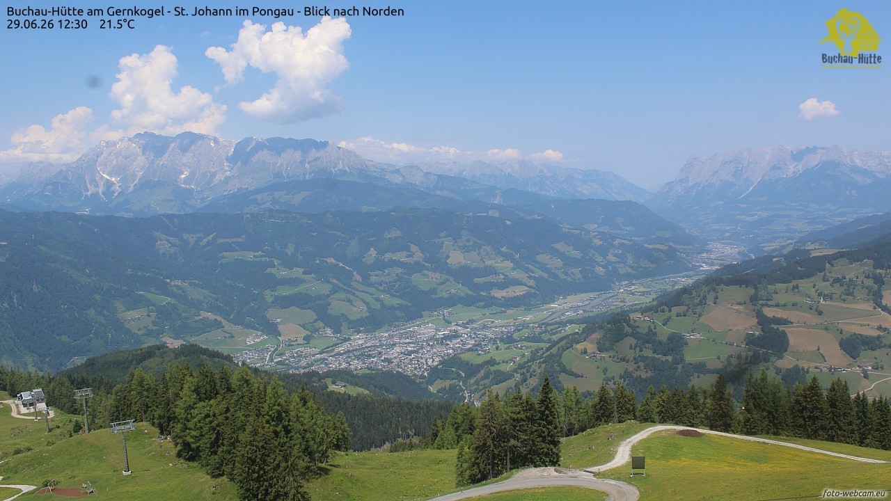 Archiv Foto Webcam Buchau-Hütte am Gernkogel - St. Johann