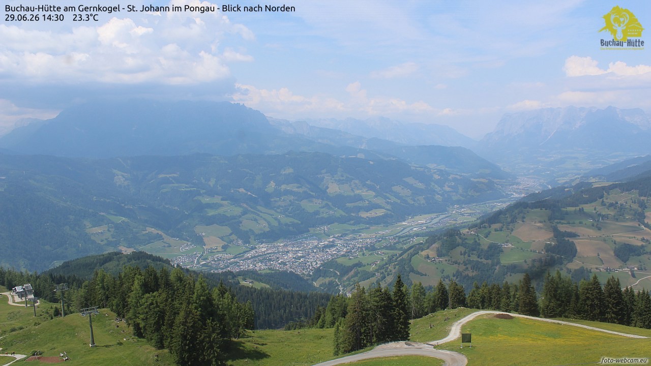 Archiv Foto Webcam Buchau-Hütte am Gernkogel - St. Johann