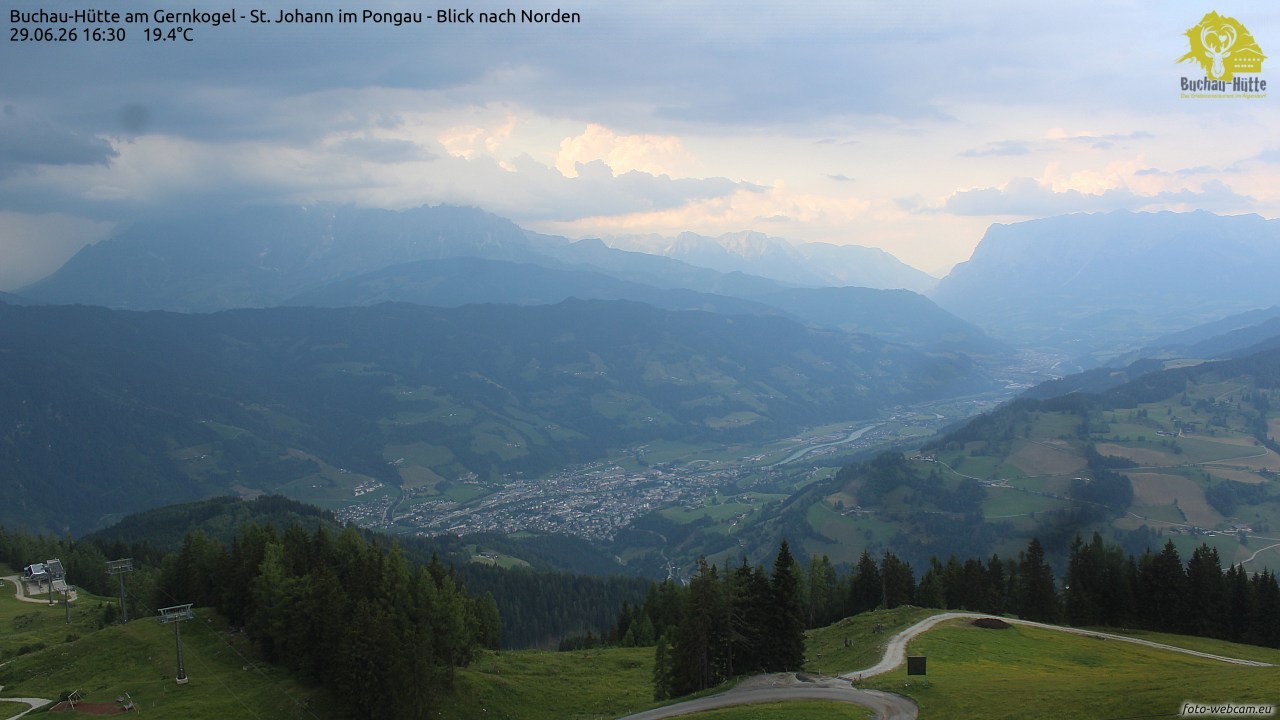 Archiv Foto Webcam Buchau-Hütte am Gernkogel - St. Johann