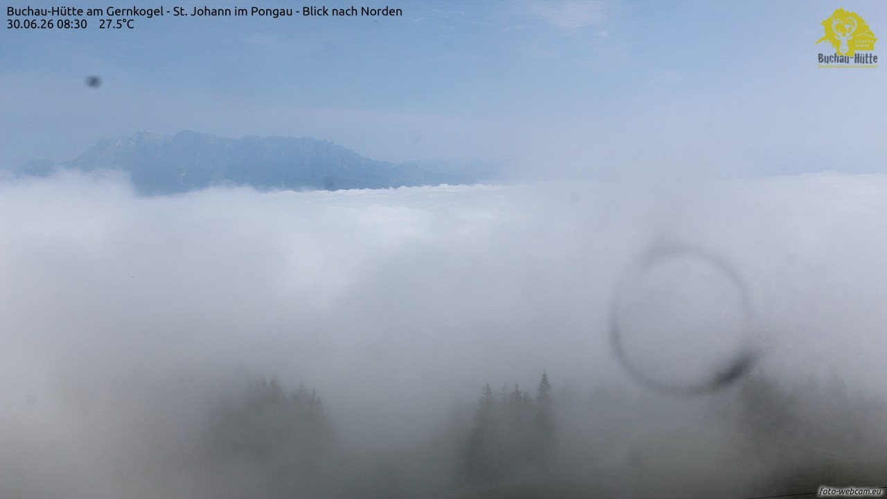 Archiv Foto Webcam Buchau-Hütte am Gernkogel - St. Johann