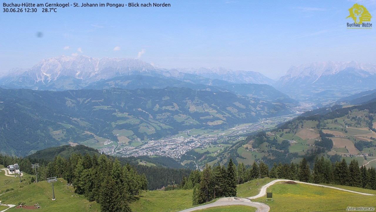 Archiv Foto Webcam Buchau-Hütte am Gernkogel - St. Johann