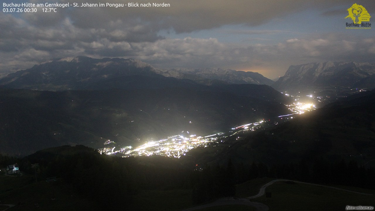 Archiv Foto Webcam Buchau-Hütte am Gernkogel - St. Johann