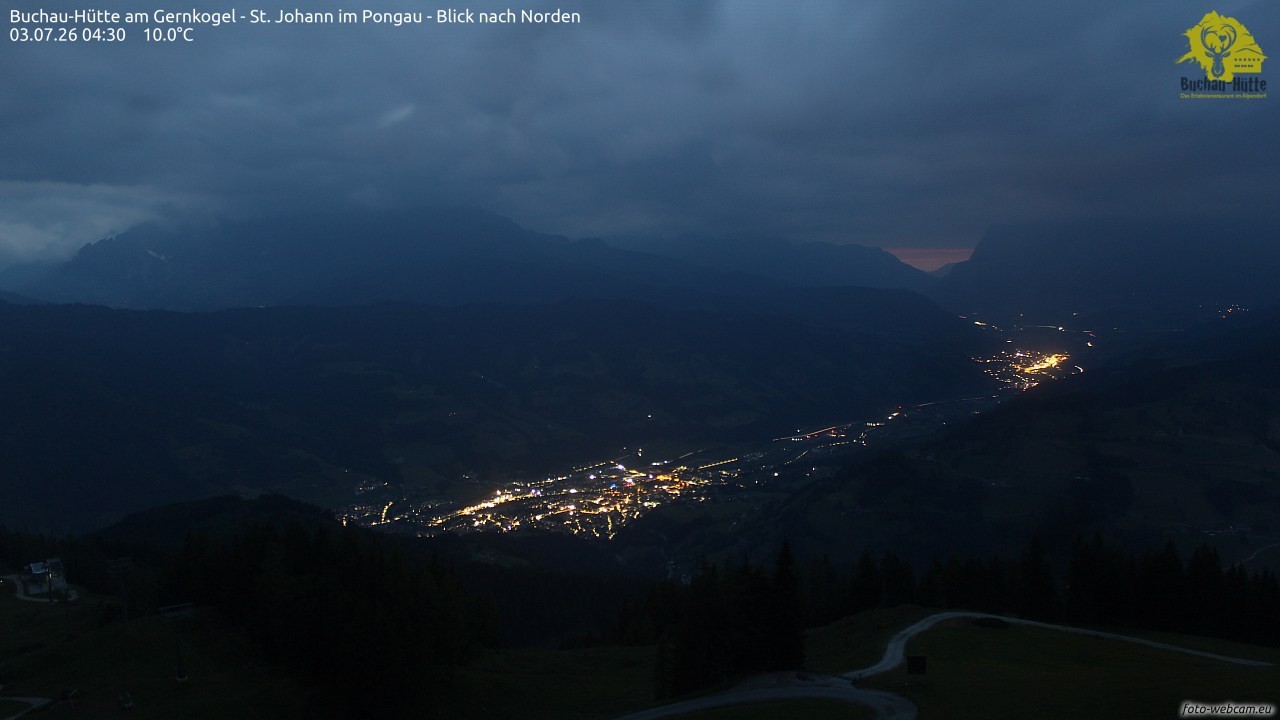Archiv Foto Webcam Buchau-Hütte am Gernkogel - St. Johann