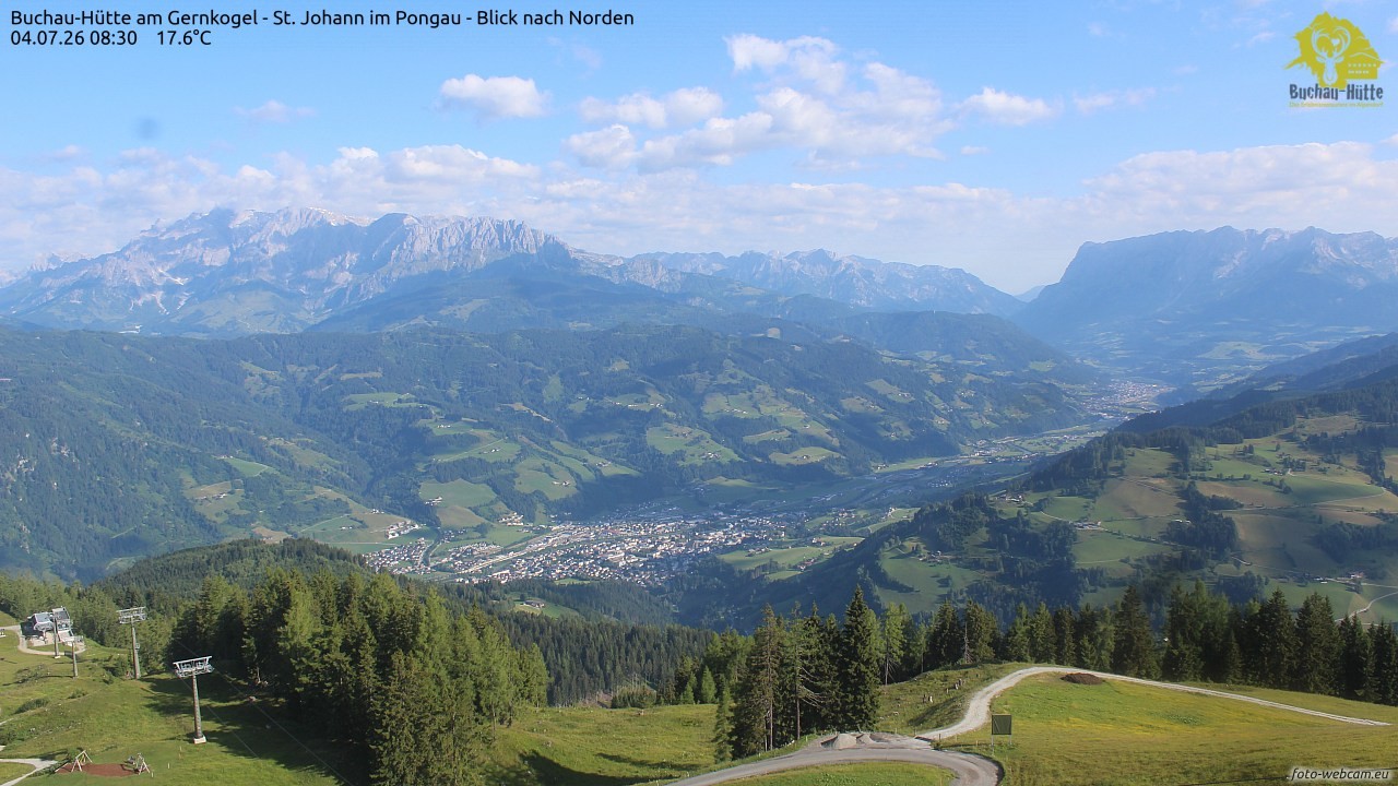 Archiv Foto Webcam Buchau-Hütte am Gernkogel - St. Johann