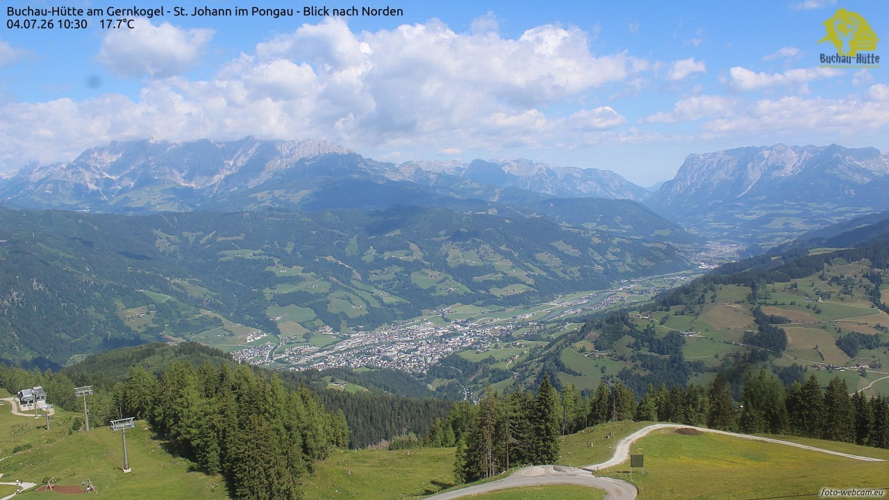 Archiv Foto Webcam Buchau-Hütte am Gernkogel - St. Johann