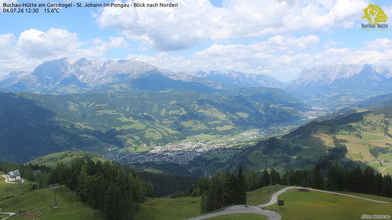 Archiv Foto Webcam Buchau-Hütte am Gernkogel - St. Johann