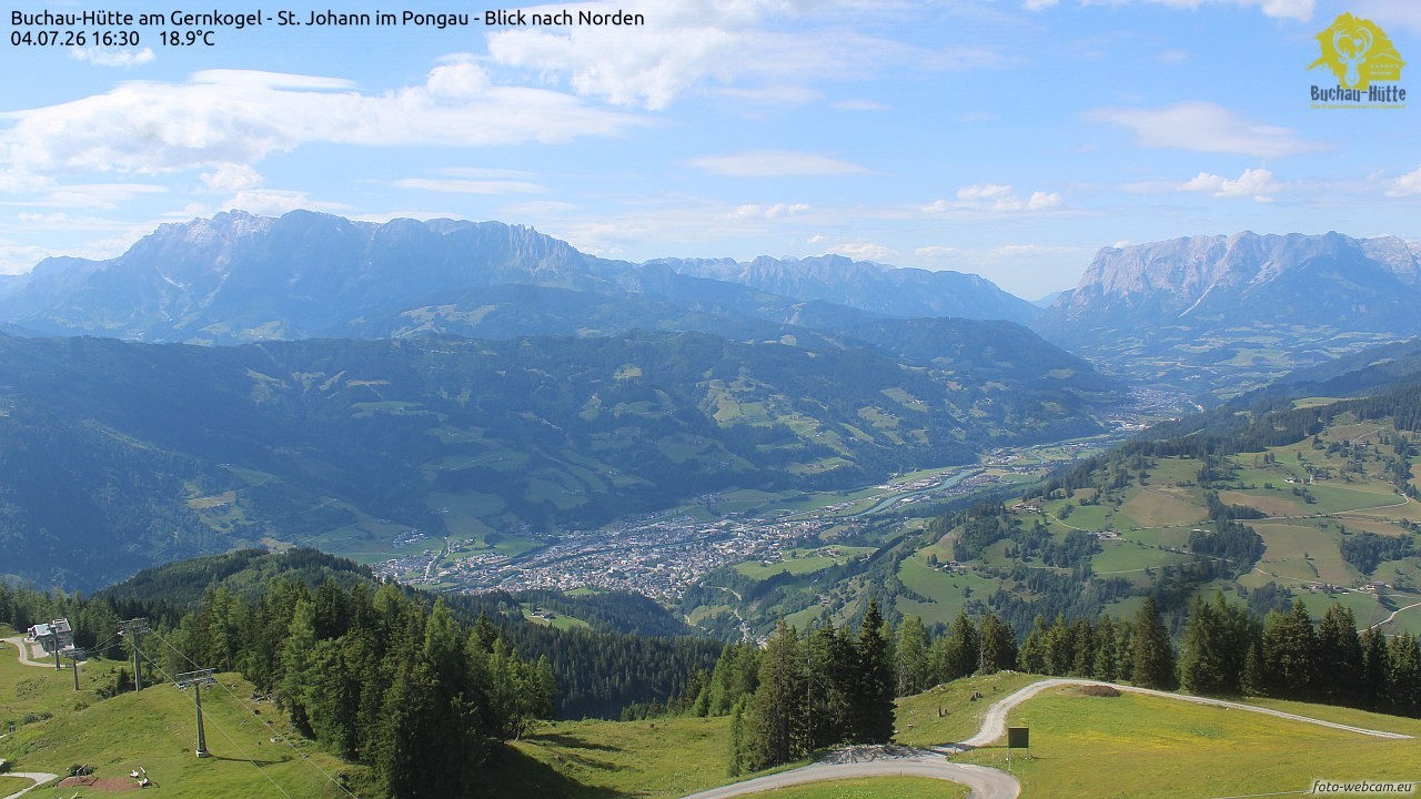 Archiv Foto Webcam Buchau-Hütte am Gernkogel - St. Johann