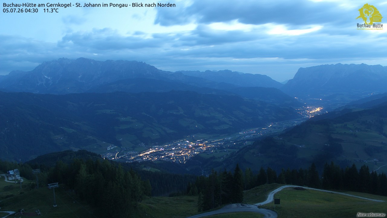 Archived image Webcam Gernkogel - View to the North