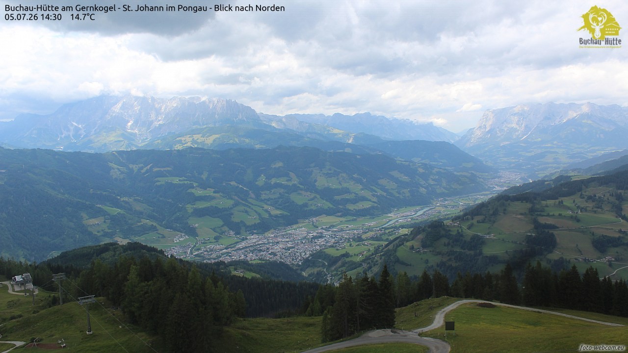 Archived image Webcam Gernkogel - View to the North