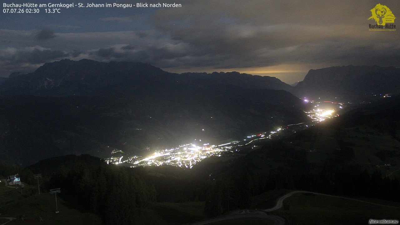 Archiv Foto Webcam Buchau-Hütte am Gernkogel - St. Johann