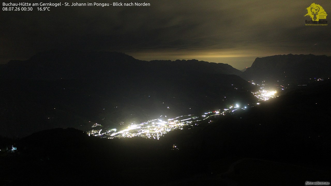 Archiv Foto Webcam Buchau-Hütte am Gernkogel - St. Johann