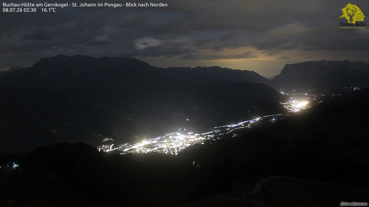 Archiv Foto Webcam Buchau-Hütte am Gernkogel - St. Johann