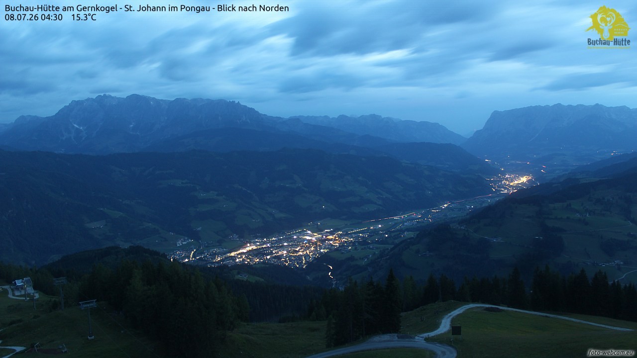 Archiv Foto Webcam Buchau-Hütte am Gernkogel - St. Johann