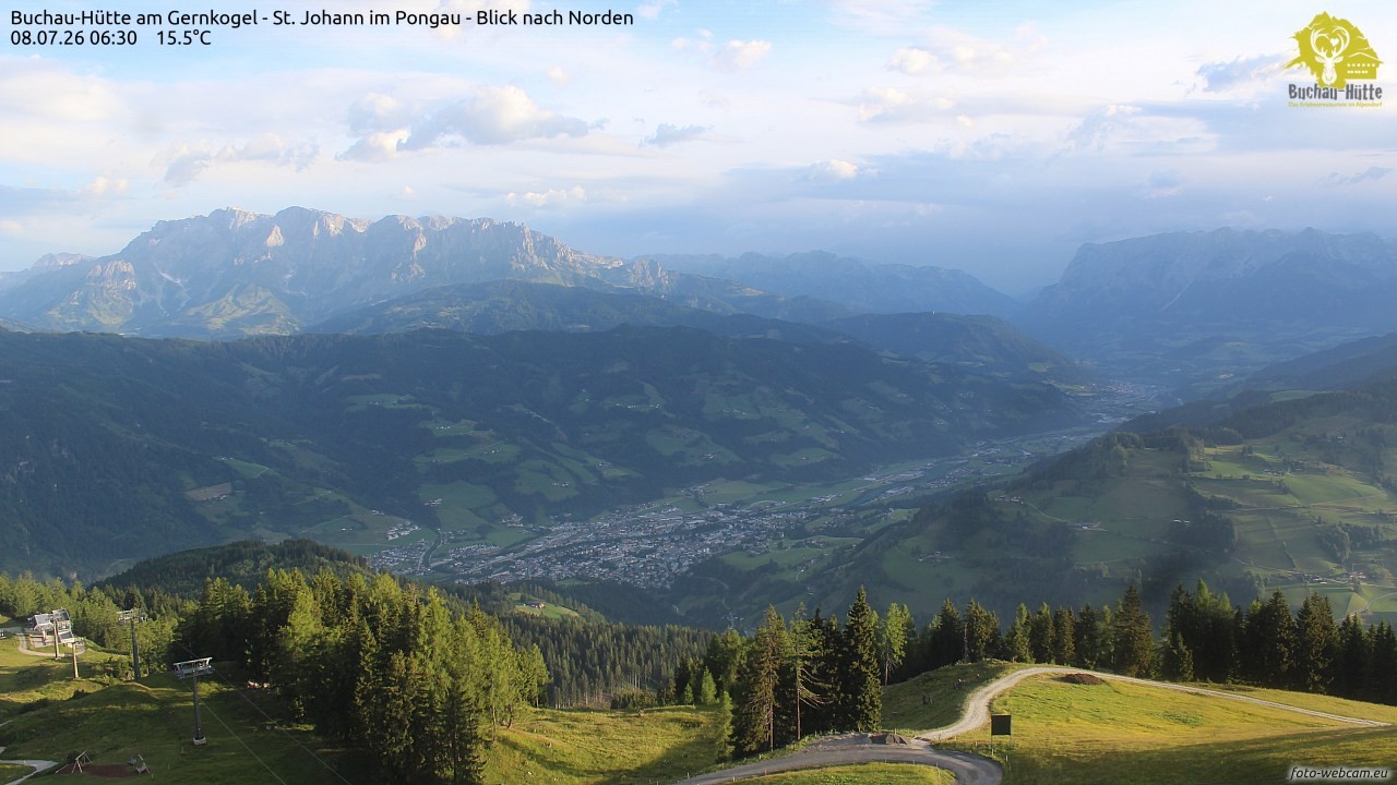 Archiv Foto Webcam Buchau-Hütte am Gernkogel - St. Johann