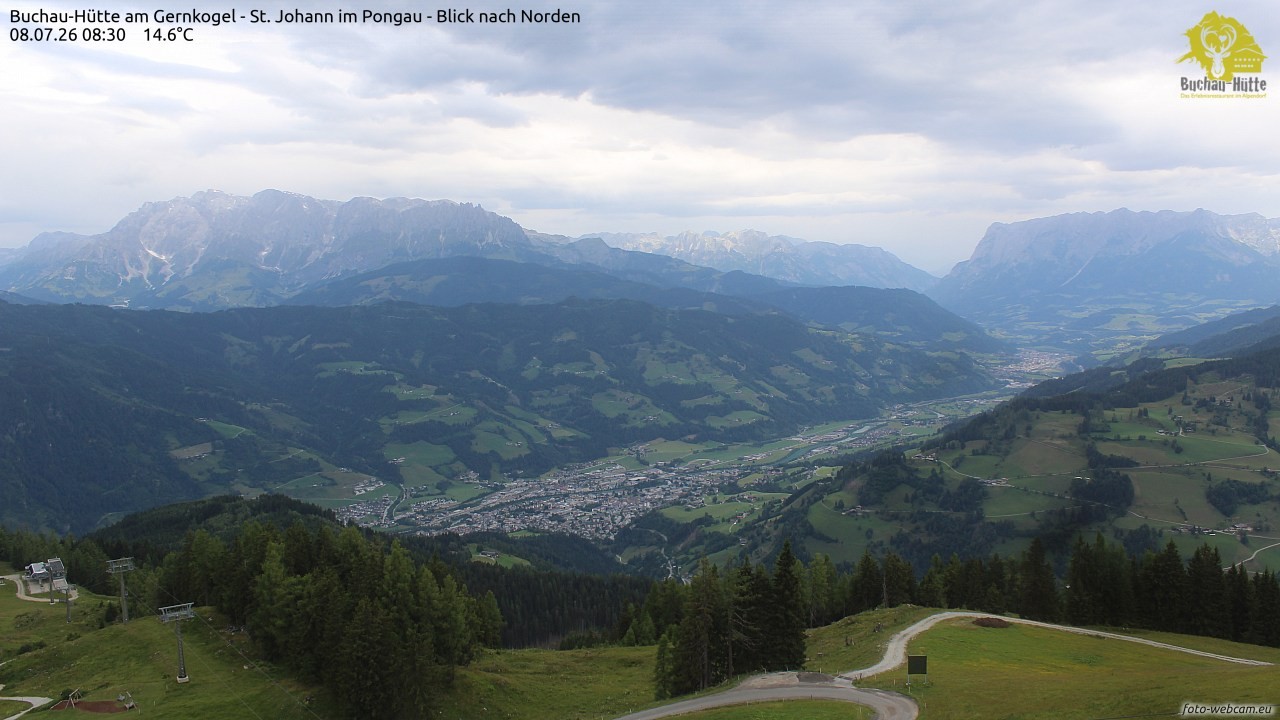 Archiv Foto Webcam Buchau-Hütte am Gernkogel - St. Johann