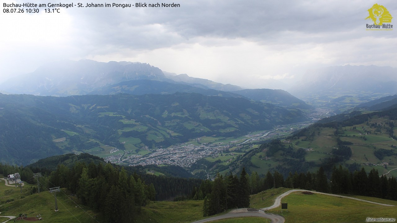 Archiv Foto Webcam Buchau-Hütte am Gernkogel - St. Johann