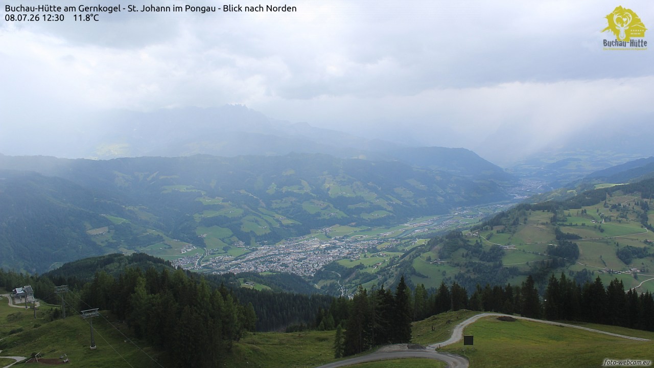 Archiv Foto Webcam Buchau-Hütte am Gernkogel - St. Johann