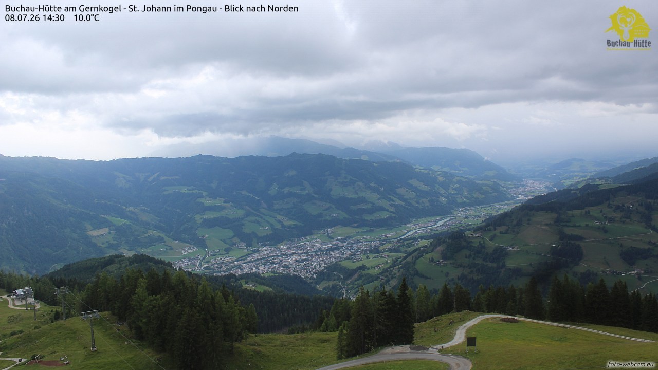 Archiv Foto Webcam Buchau-Hütte am Gernkogel - St. Johann