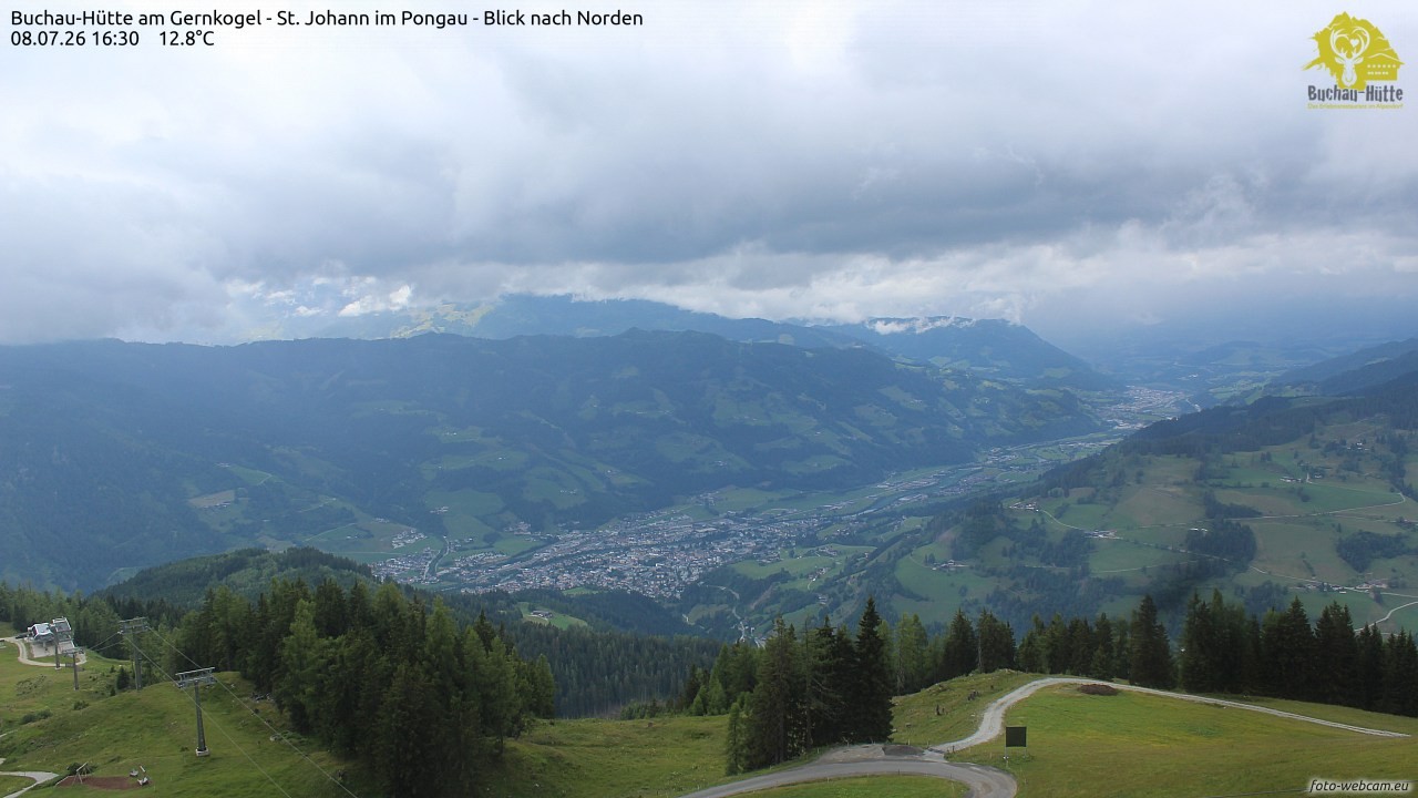 Archiv Foto Webcam Buchau-Hütte am Gernkogel - St. Johann