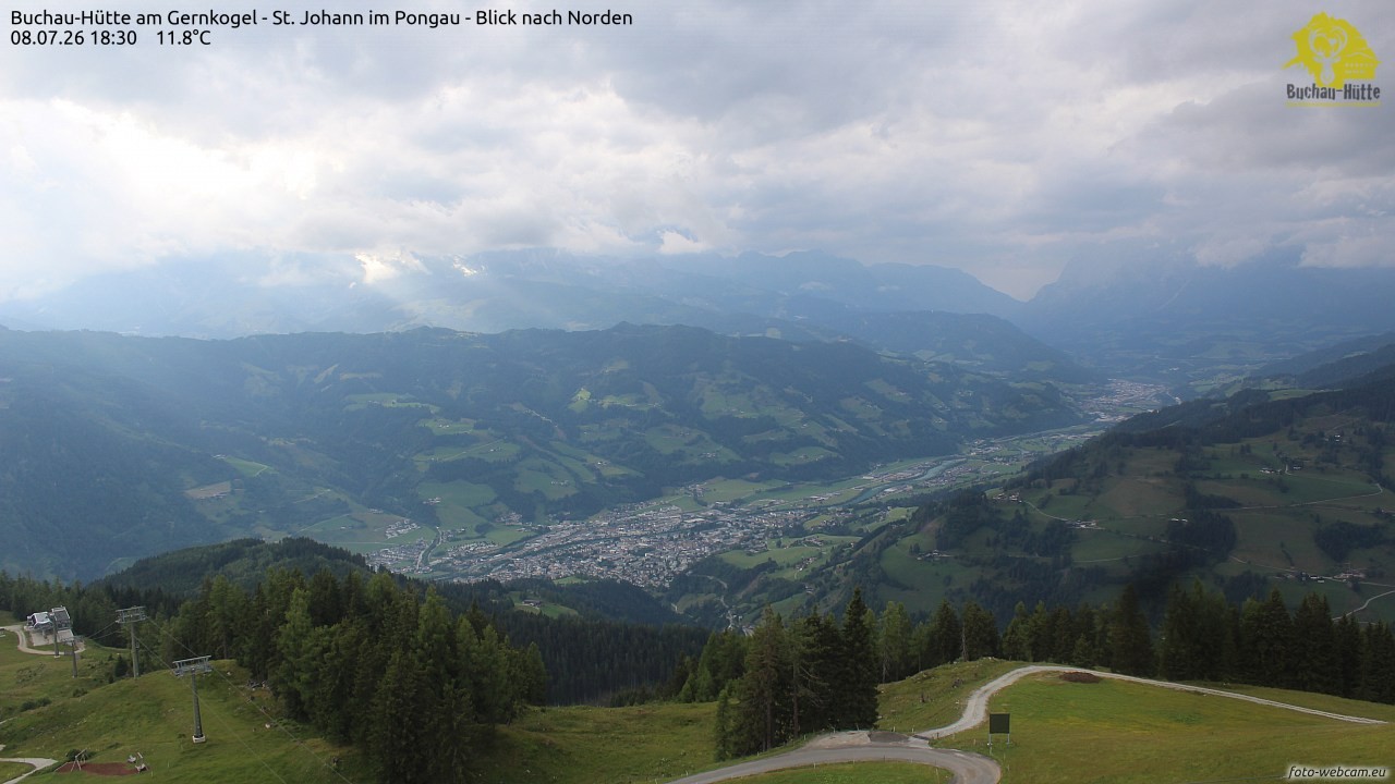 Archiv Foto Webcam Buchau-Hütte am Gernkogel - St. Johann