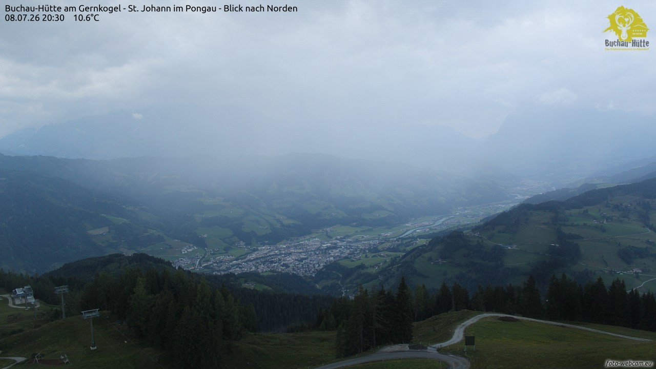 Archiv Foto Webcam Buchau-Hütte am Gernkogel - St. Johann