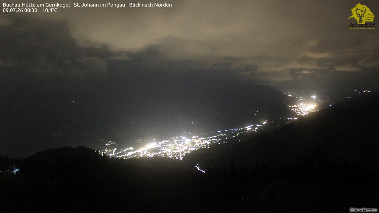 Archiv Foto Webcam Buchau-Hütte am Gernkogel - St. Johann