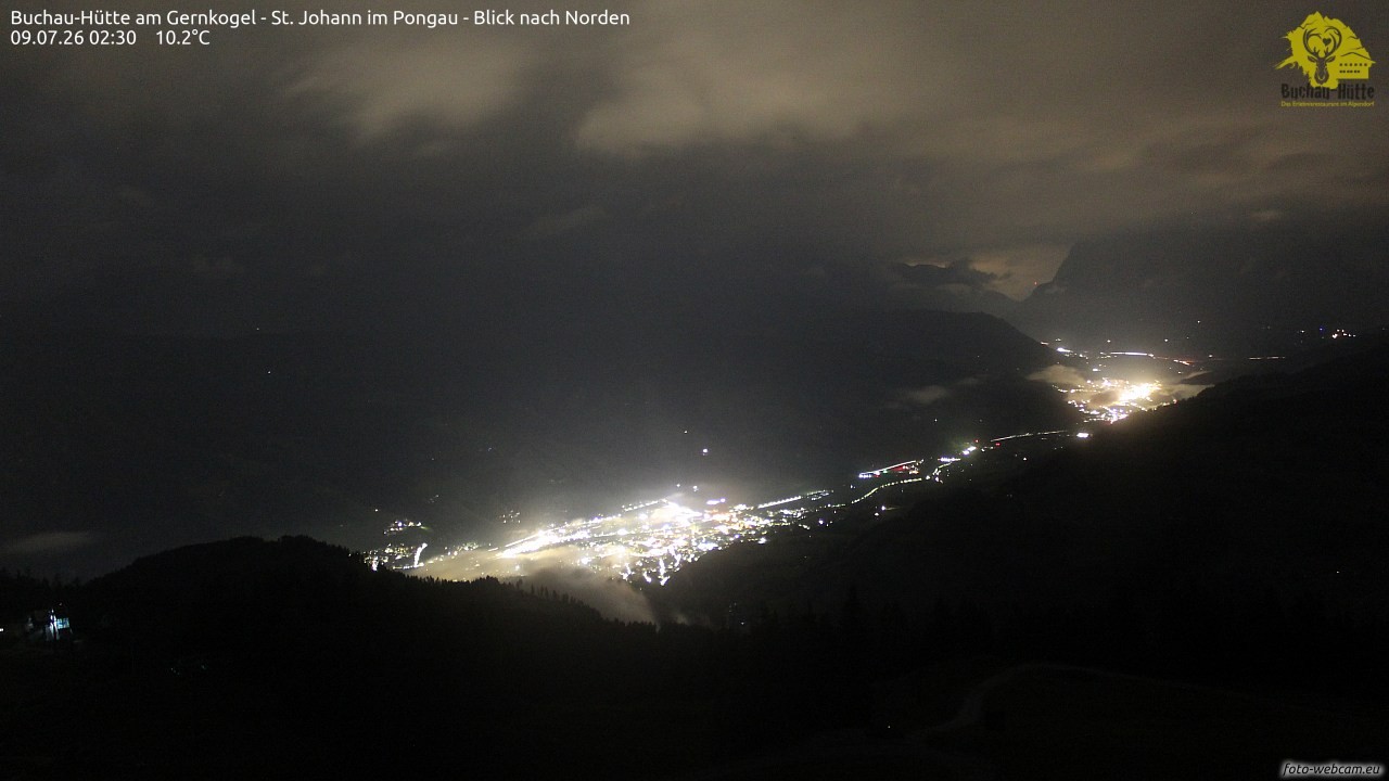 Archiv Foto Webcam Buchau-Hütte am Gernkogel - St. Johann