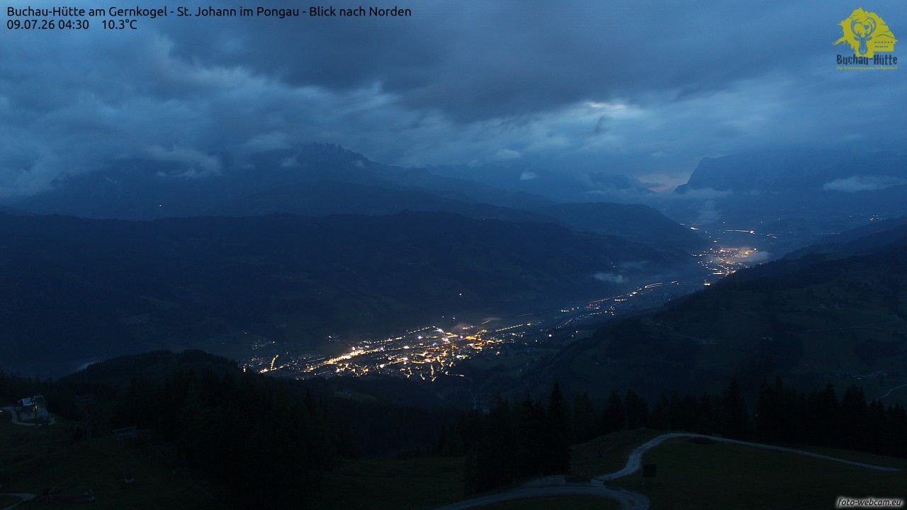 Archiv Foto Webcam Buchau-Hütte am Gernkogel - St. Johann