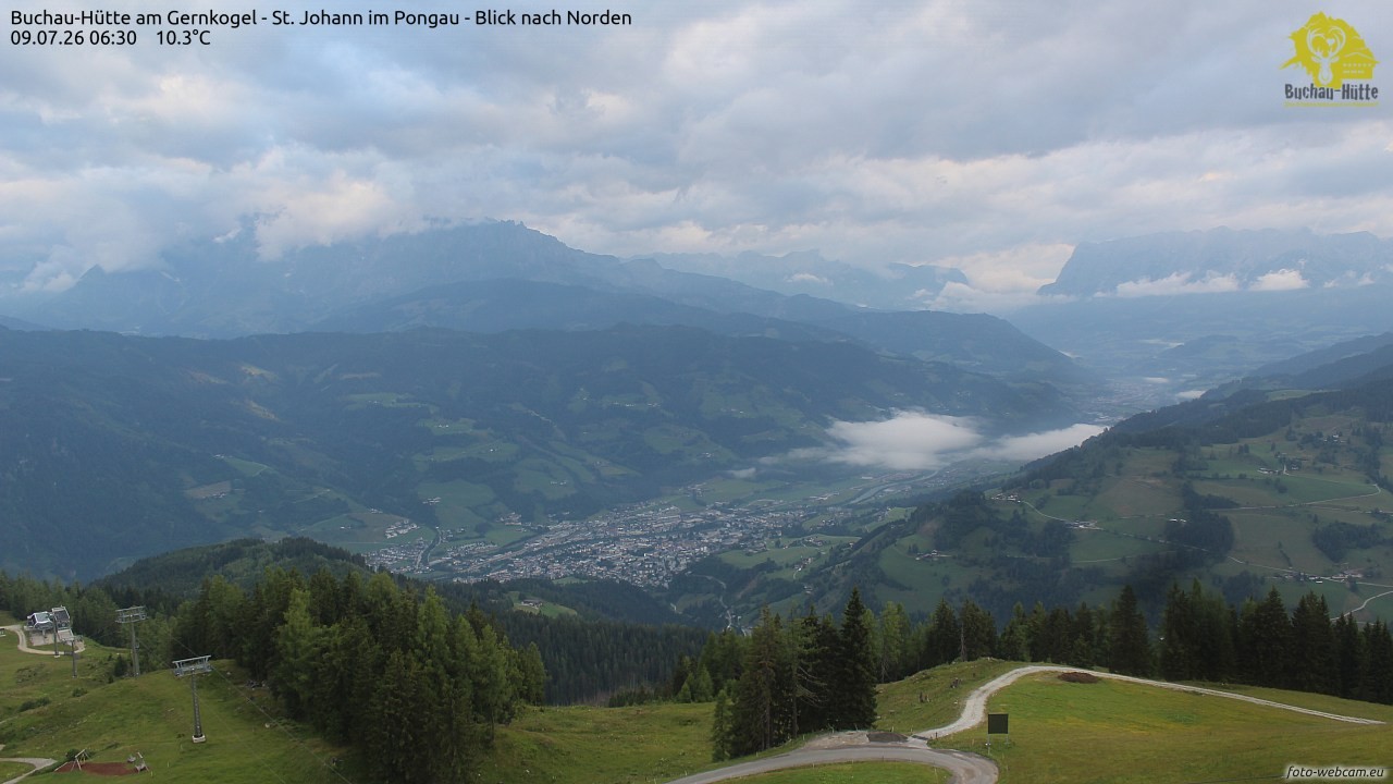 Archiv Foto Webcam Buchau-Hütte am Gernkogel - St. Johann