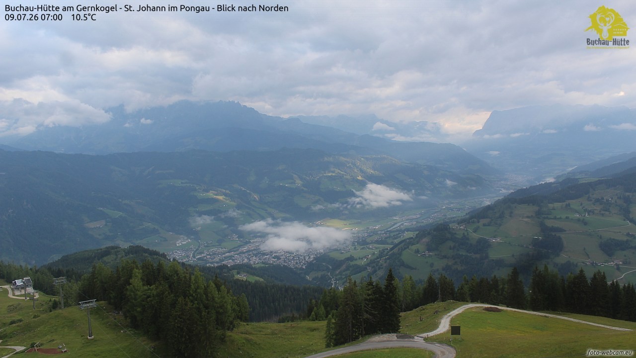 Archiv Foto Webcam Buchau-Hütte am Gernkogel - St. Johann