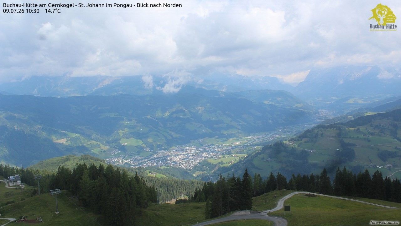 Archiv Foto Webcam Buchau-Hütte am Gernkogel - St. Johann