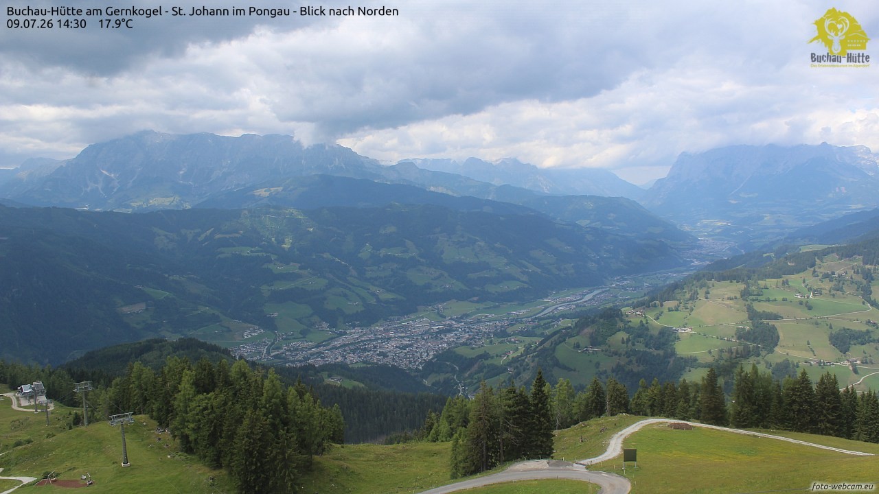 Archiv Foto Webcam Buchau-Hütte am Gernkogel - St. Johann