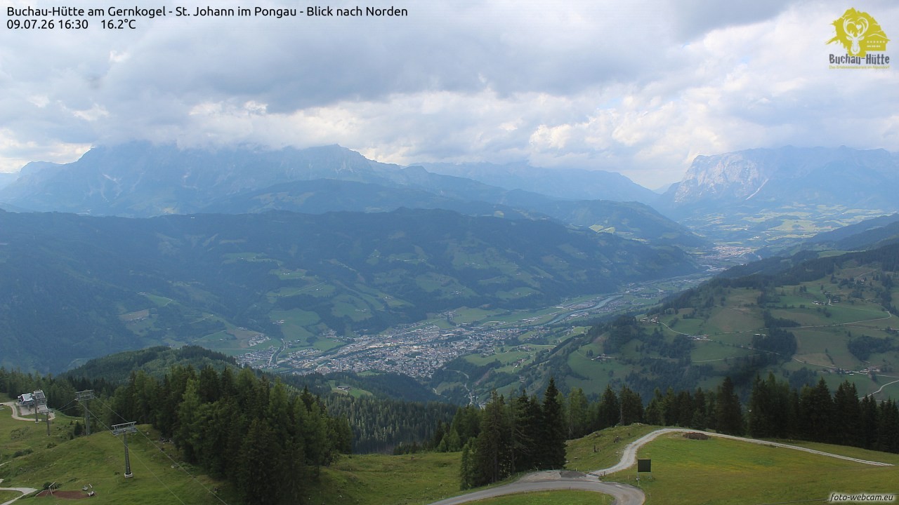 Archiv Foto Webcam Buchau-Hütte am Gernkogel - St. Johann
