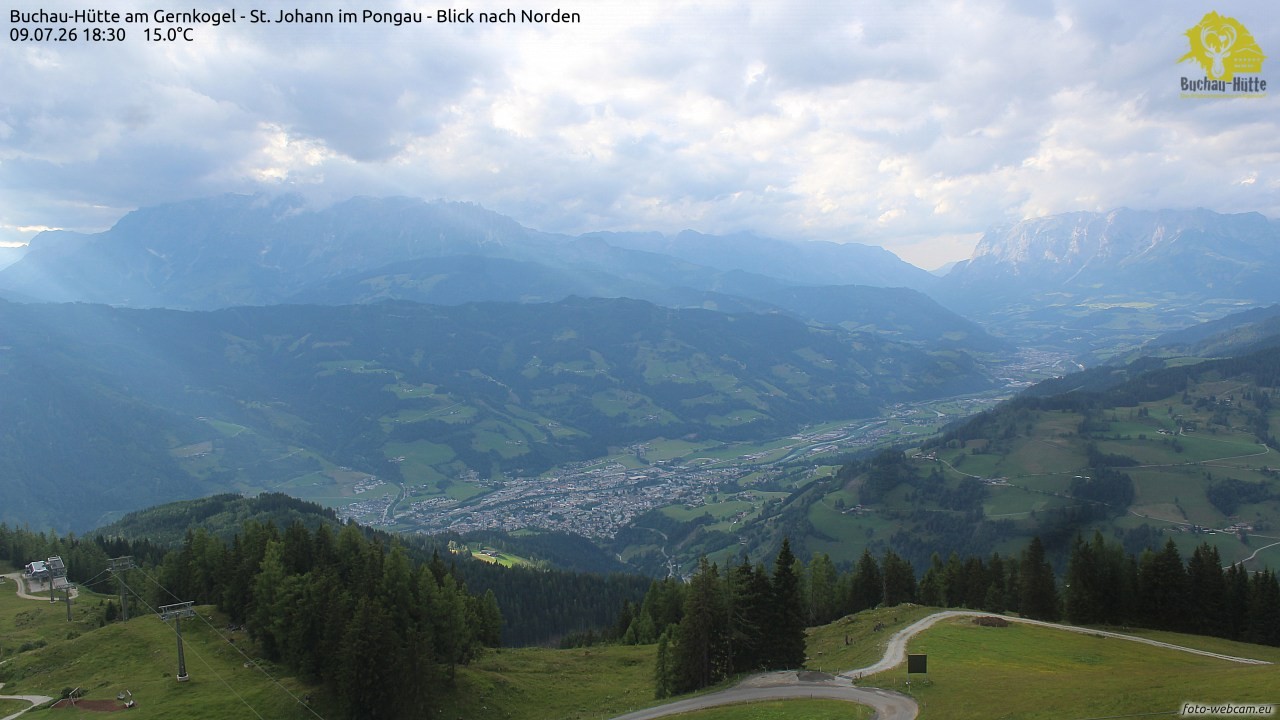 Archiv Foto Webcam Buchau-Hütte am Gernkogel - St. Johann