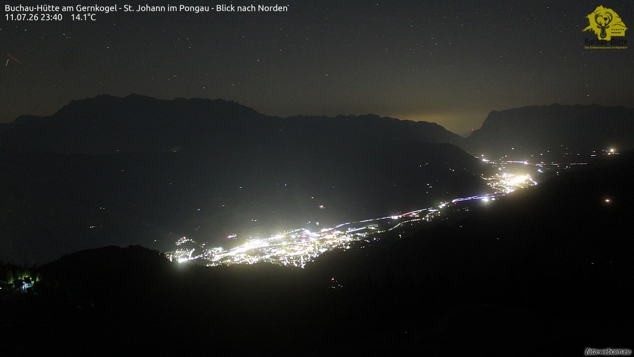 Archiv Foto Webcam Buchau-Hütte am Gernkogel - St. Johann