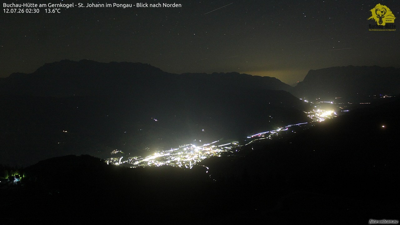 Archiv Foto Webcam Buchau-Hütte am Gernkogel - St. Johann