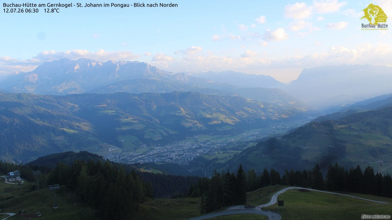 Archiv Foto Webcam Buchau-Hütte am Gernkogel - St. Johann
