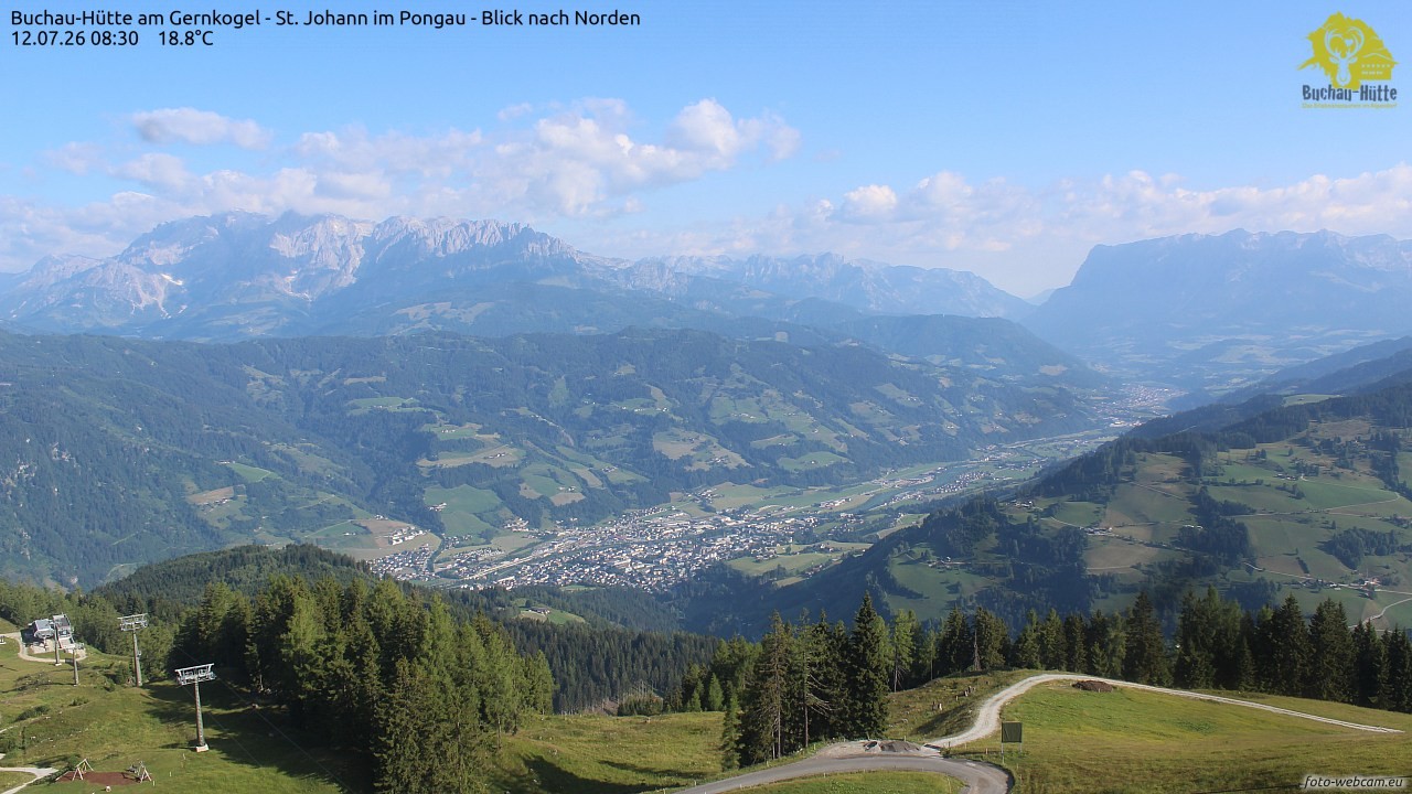 Archiv Foto Webcam Buchau-Hütte am Gernkogel - St. Johann