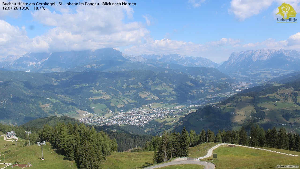 Archiv Foto Webcam Buchau-Hütte am Gernkogel - St. Johann