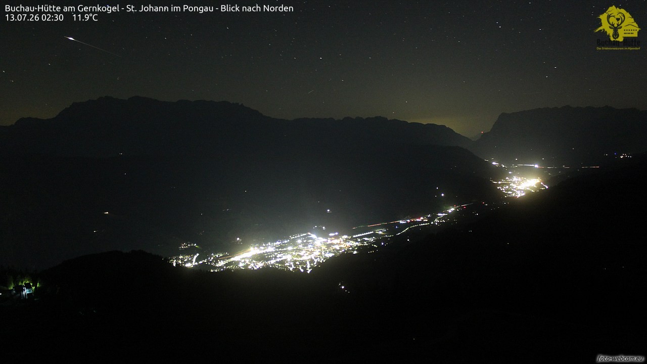 Archiv Foto Webcam Buchau-Hütte am Gernkogel - St. Johann